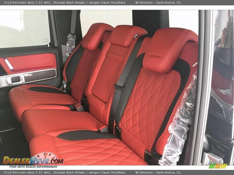 Rear Seat of 2019 Mercedes-Benz G 63 AMG Photo #15