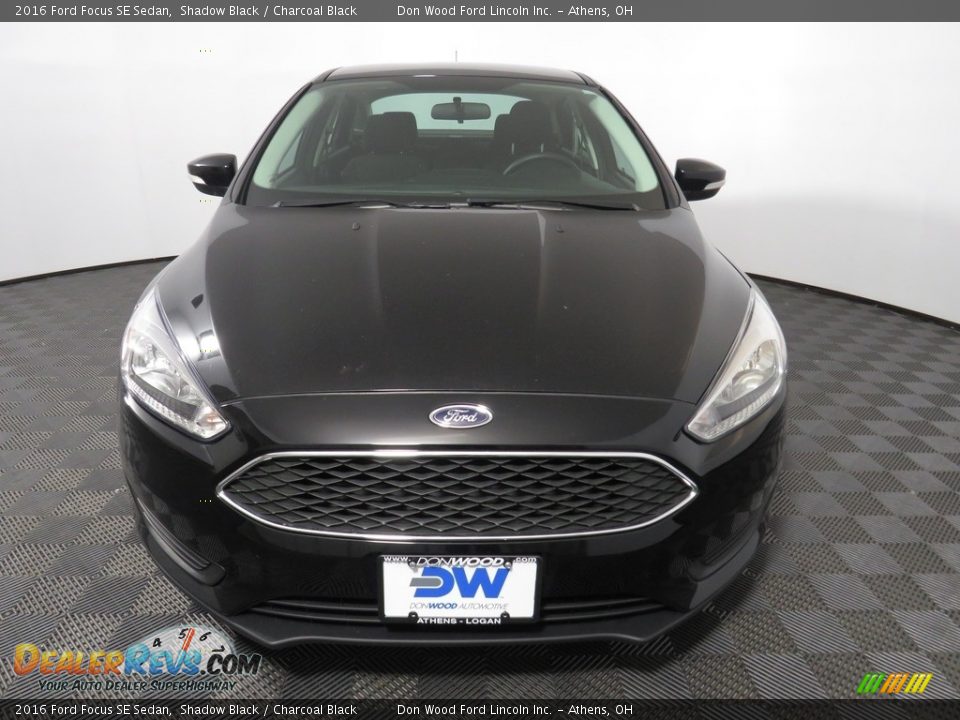 2016 Ford Focus SE Sedan Shadow Black / Charcoal Black Photo #4