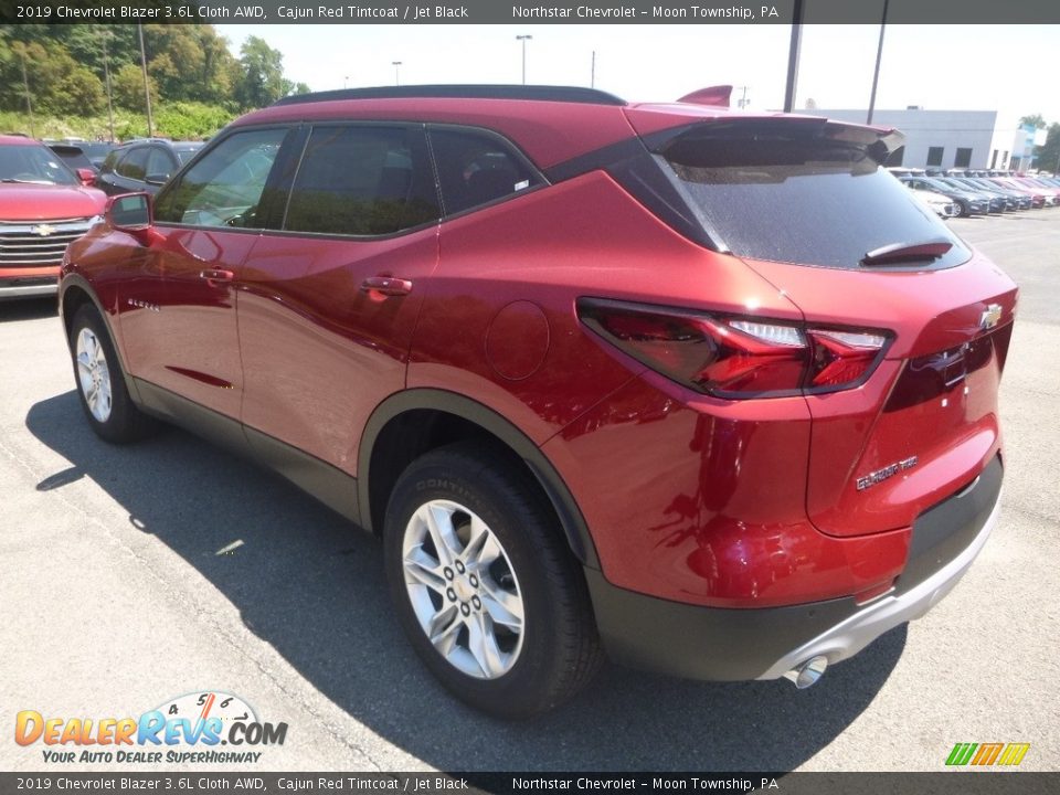 2019 Chevrolet Blazer 3.6L Cloth AWD Cajun Red Tintcoat / Jet Black Photo #3