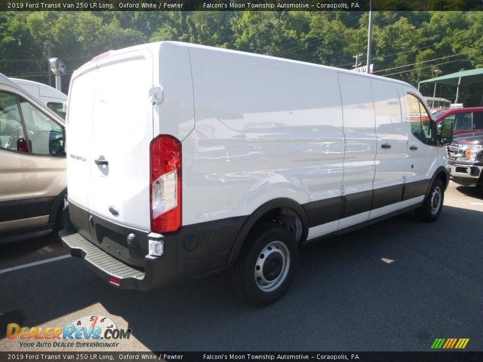 2019 Ford Transit Van 250 LR Long Oxford White / Pewter Photo #2