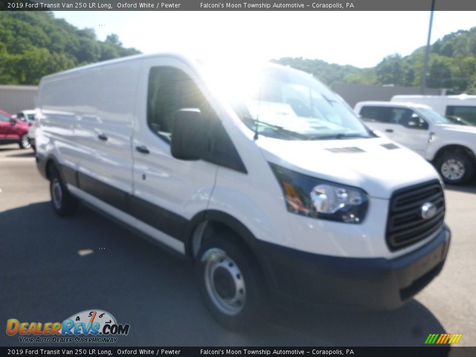 2019 Ford Transit Van 250 LR Long Oxford White / Pewter Photo #3