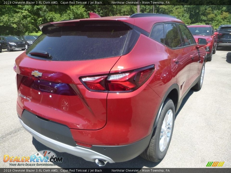 2019 Chevrolet Blazer 3.6L Cloth AWD Cajun Red Tintcoat / Jet Black Photo #5