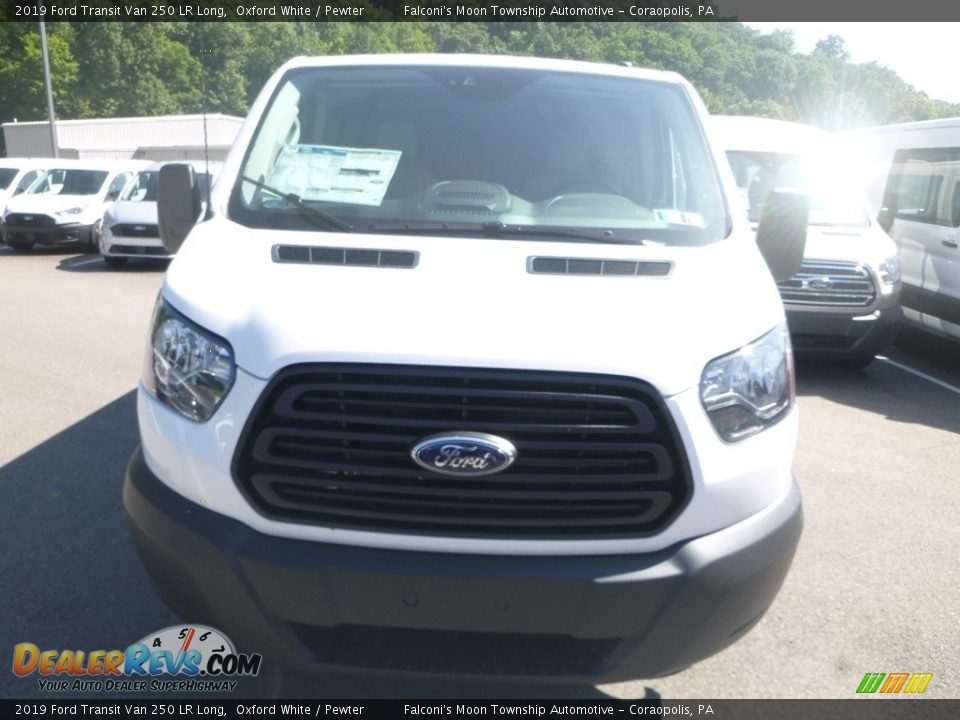 2019 Ford Transit Van 250 LR Long Oxford White / Pewter Photo #4