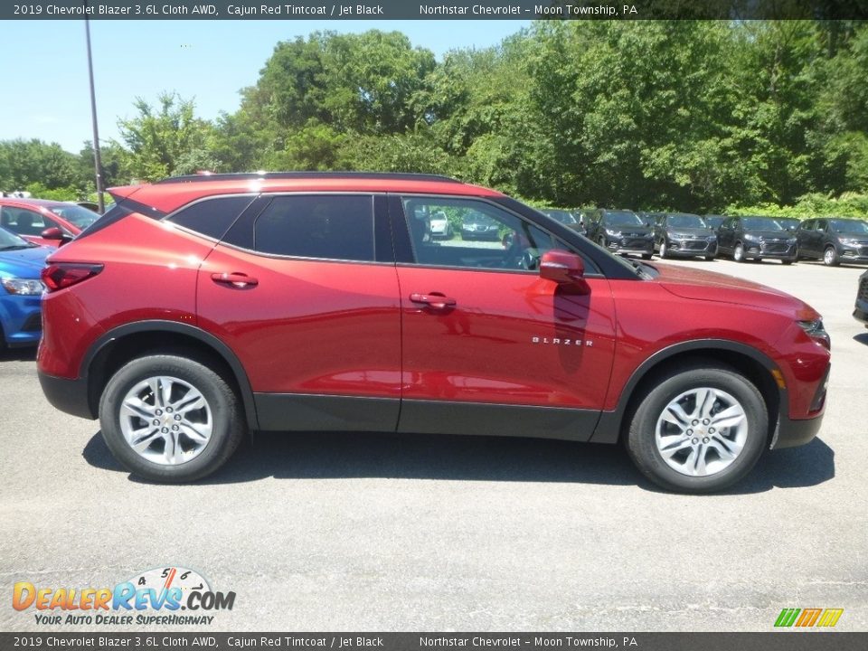 2019 Chevrolet Blazer 3.6L Cloth AWD Cajun Red Tintcoat / Jet Black Photo #6