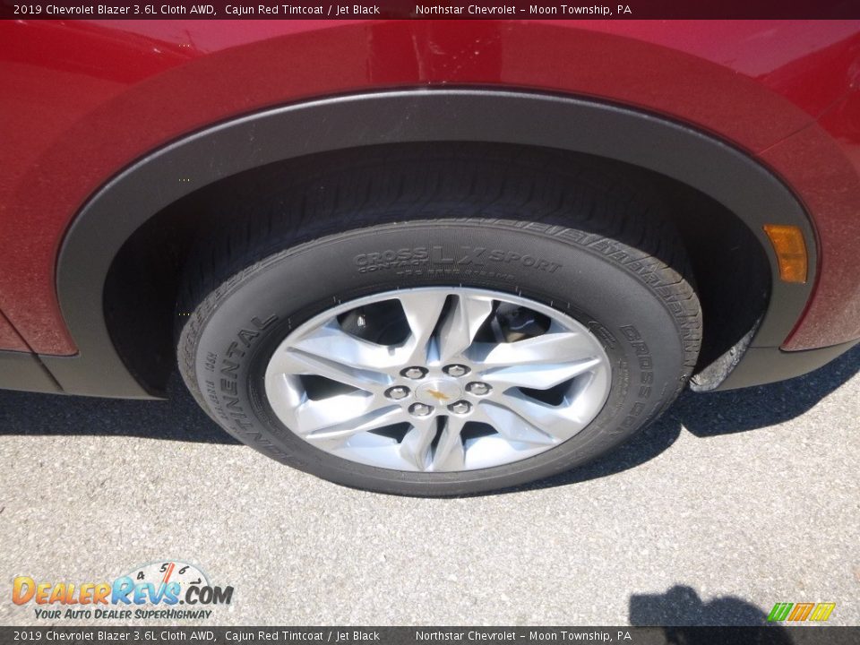 2019 Chevrolet Blazer 3.6L Cloth AWD Cajun Red Tintcoat / Jet Black Photo #9