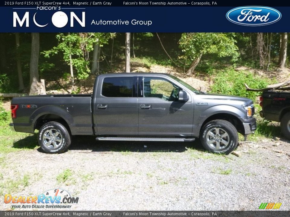 2019 Ford F150 XLT SuperCrew 4x4 Magnetic / Earth Gray Photo #1