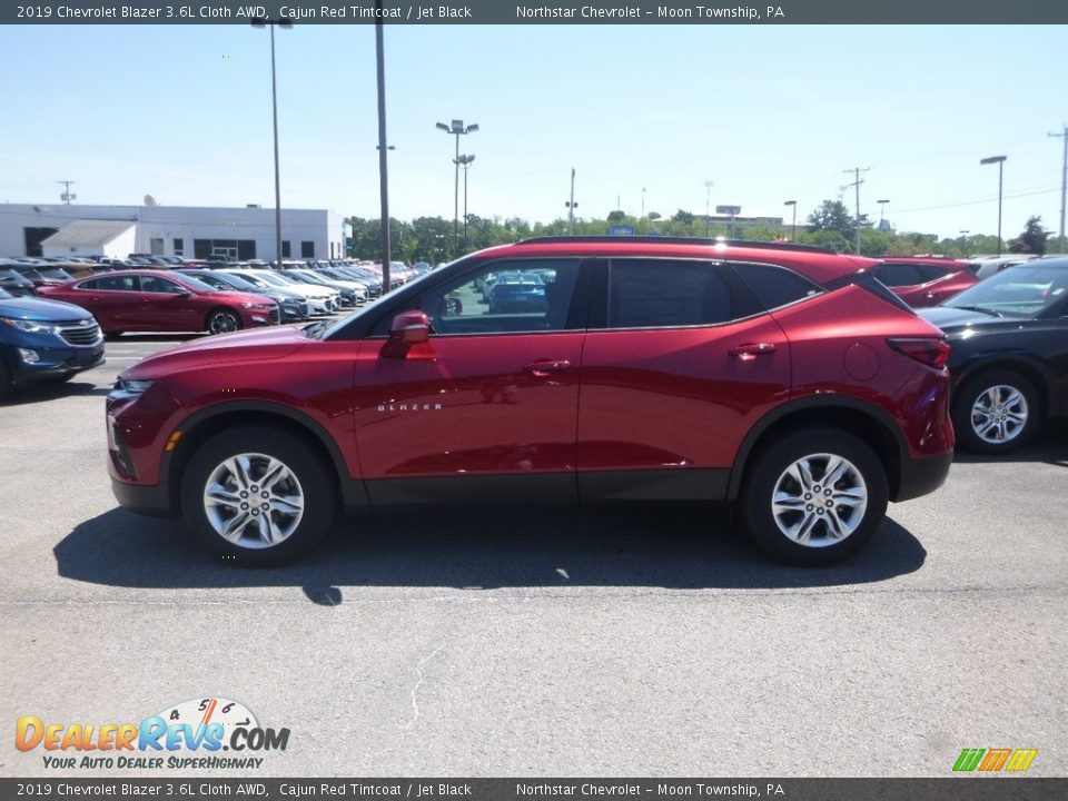 2019 Chevrolet Blazer 3.6L Cloth AWD Cajun Red Tintcoat / Jet Black Photo #2