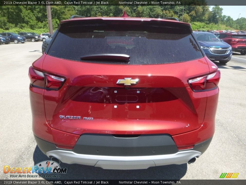 2019 Chevrolet Blazer 3.6L Cloth AWD Cajun Red Tintcoat / Jet Black Photo #4