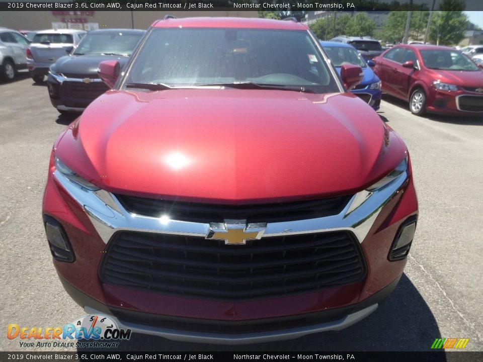 2019 Chevrolet Blazer 3.6L Cloth AWD Cajun Red Tintcoat / Jet Black Photo #8