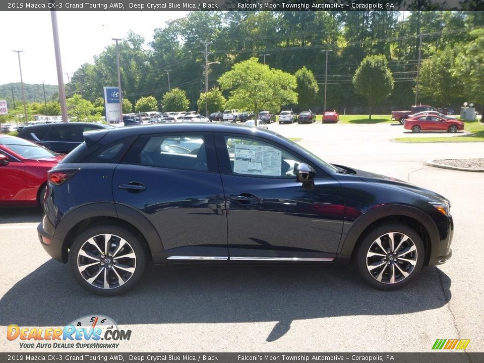 2019 Mazda CX-3 Grand Touring AWD Deep Crystal Blue Mica / Black Photo #1