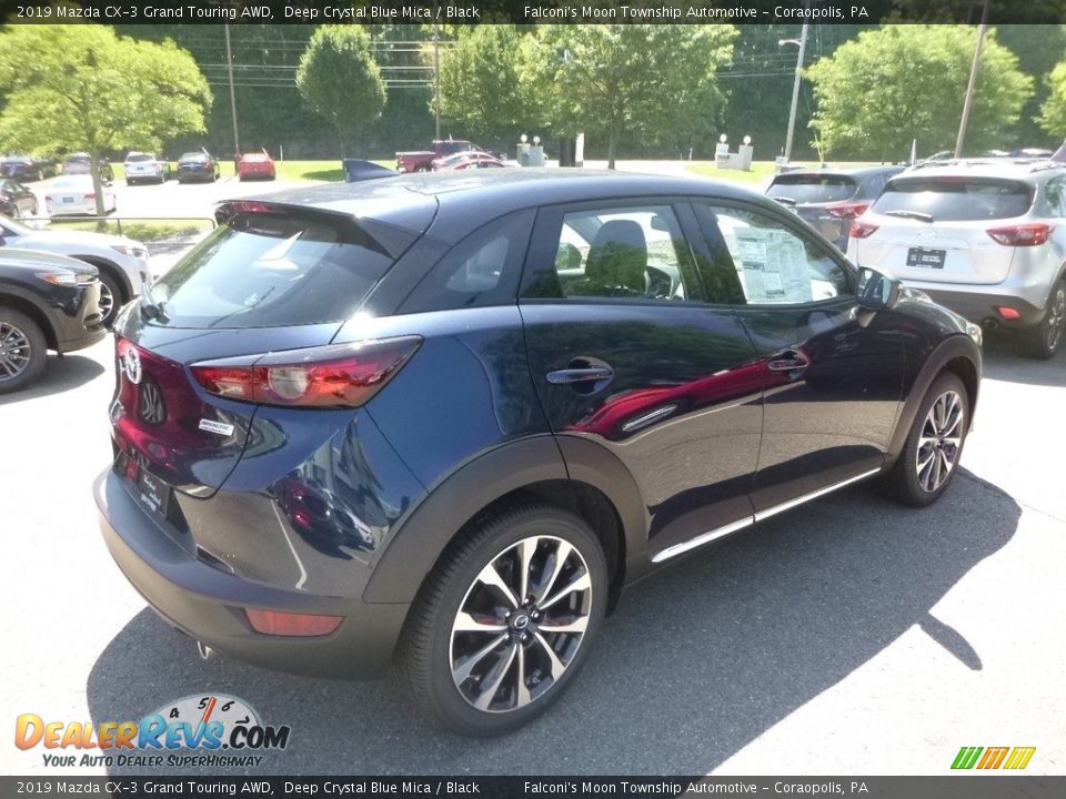 2019 Mazda CX-3 Grand Touring AWD Deep Crystal Blue Mica / Black Photo #2