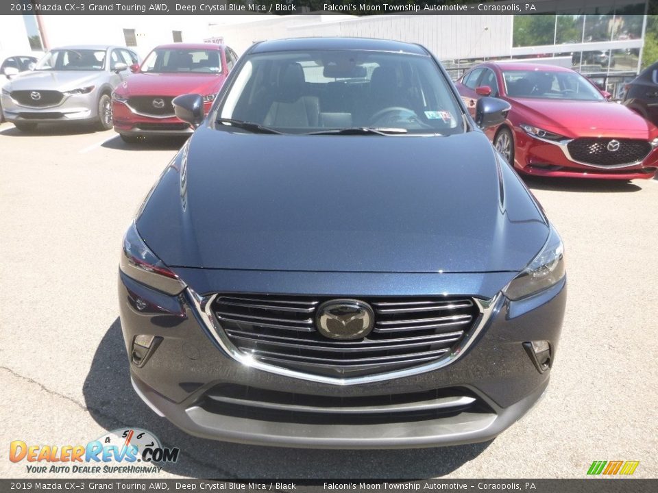 2019 Mazda CX-3 Grand Touring AWD Deep Crystal Blue Mica / Black Photo #4