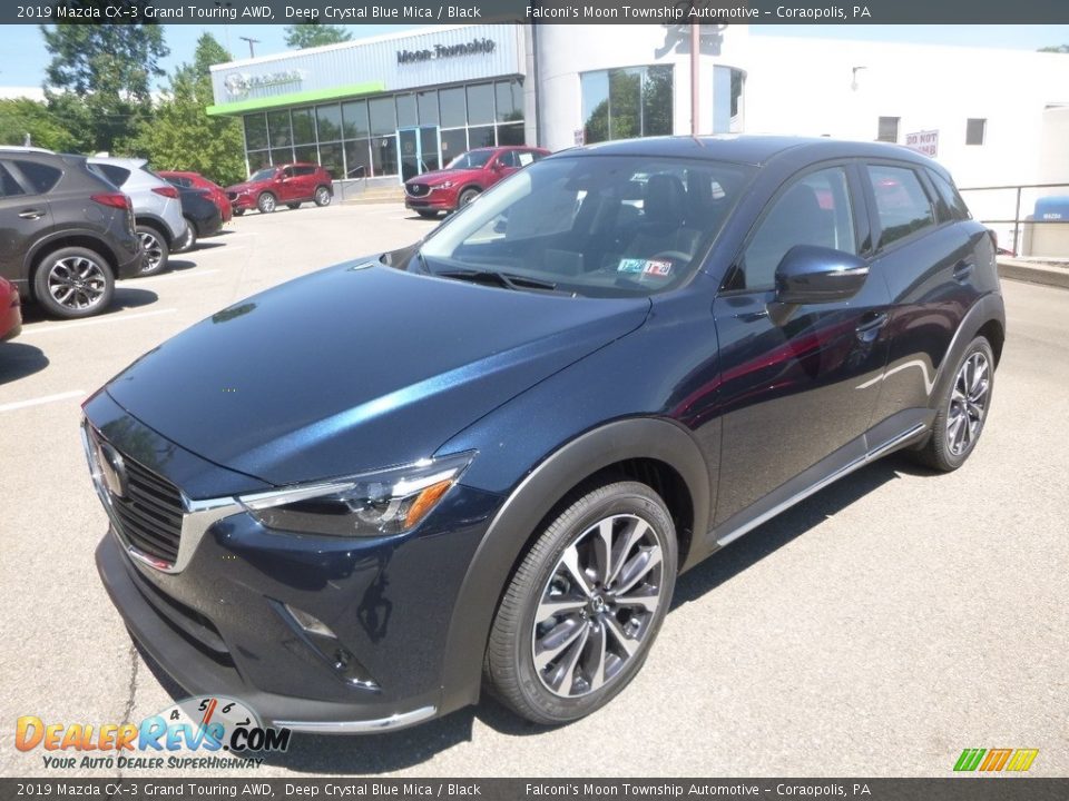 2019 Mazda CX-3 Grand Touring AWD Deep Crystal Blue Mica / Black Photo #5