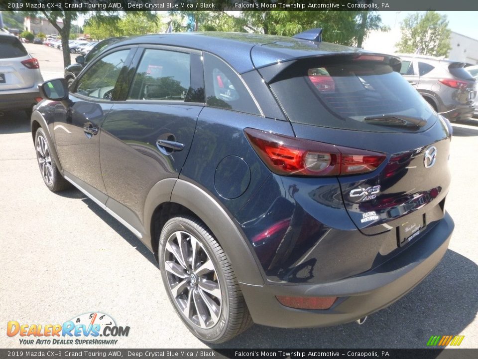 2019 Mazda CX-3 Grand Touring AWD Deep Crystal Blue Mica / Black Photo #6