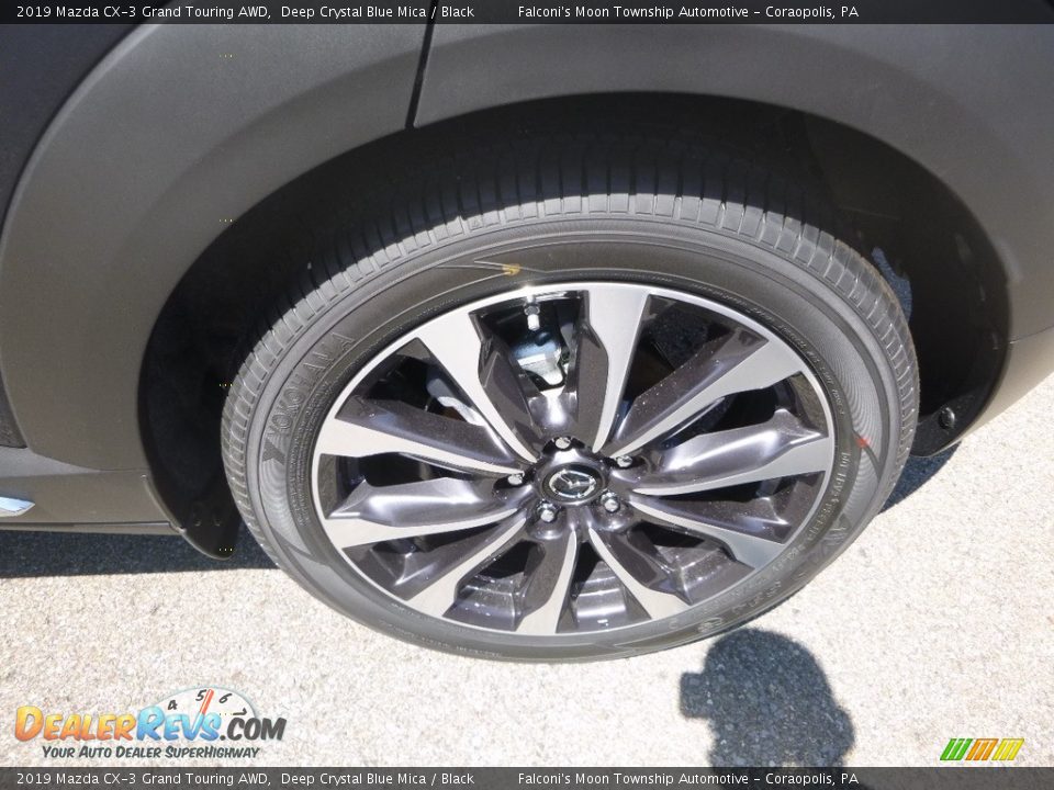 2019 Mazda CX-3 Grand Touring AWD Deep Crystal Blue Mica / Black Photo #7