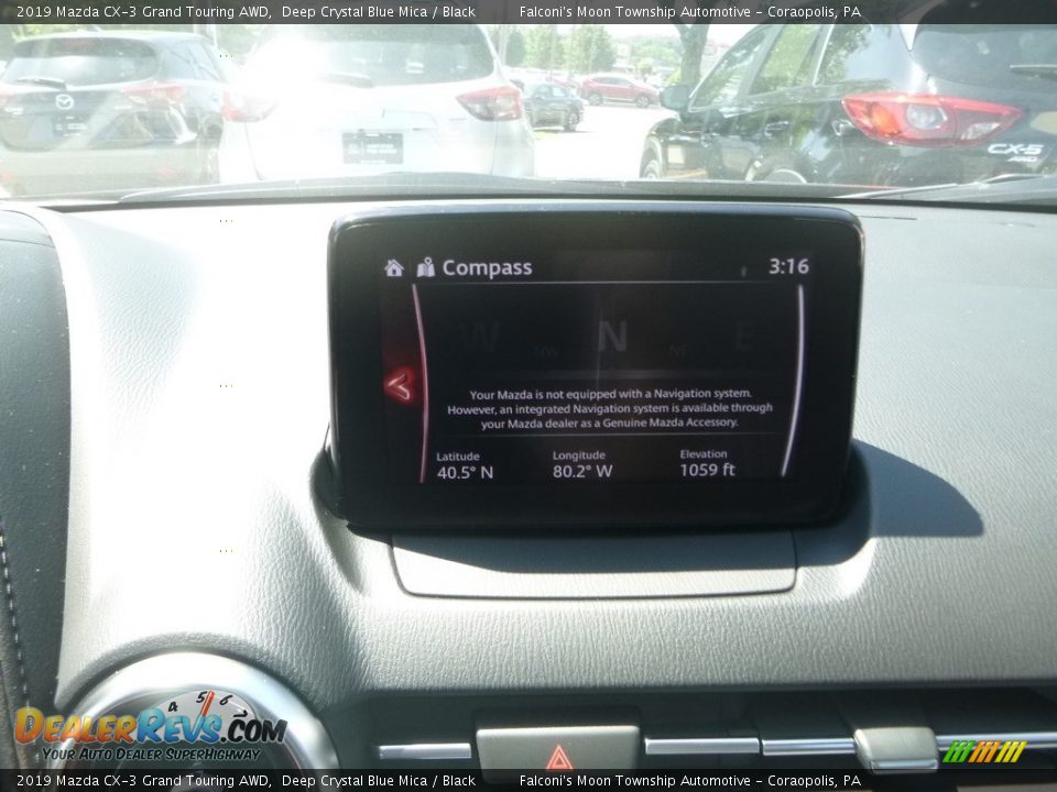 2019 Mazda CX-3 Grand Touring AWD Deep Crystal Blue Mica / Black Photo #13