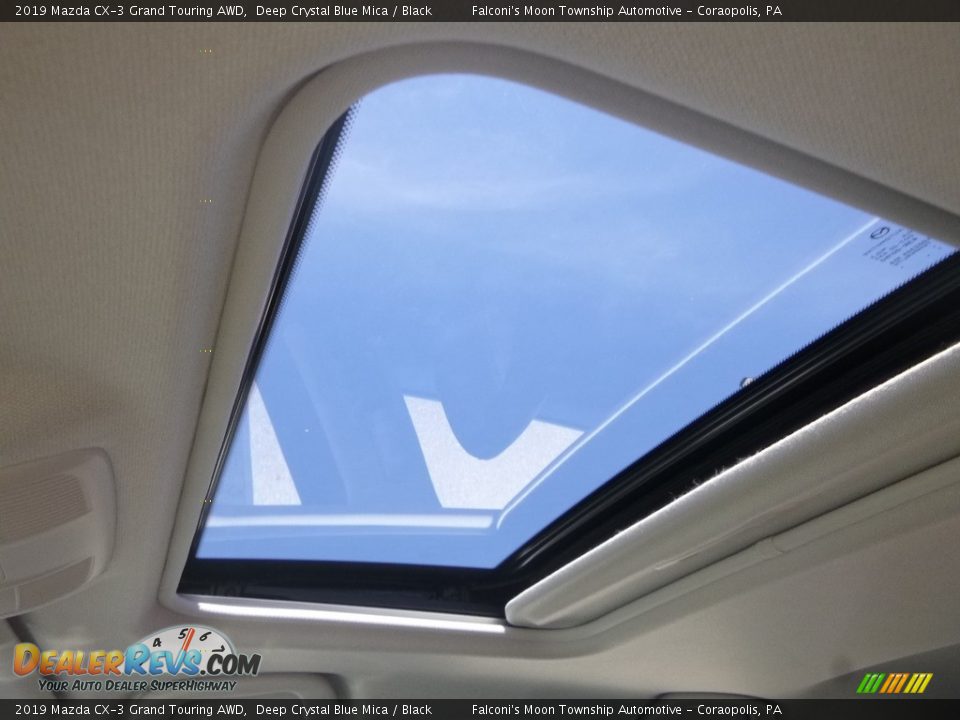 2019 Mazda CX-3 Grand Touring AWD Deep Crystal Blue Mica / Black Photo #14