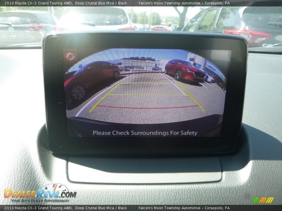 2019 Mazda CX-3 Grand Touring AWD Deep Crystal Blue Mica / Black Photo #15