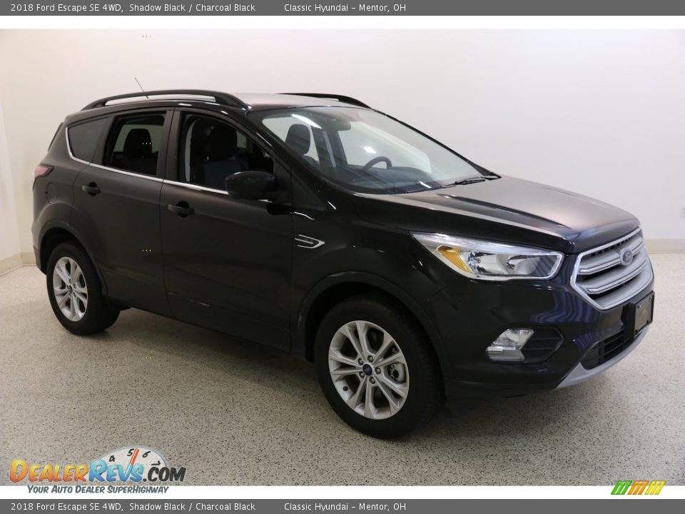 2018 Ford Escape SE 4WD Shadow Black / Charcoal Black Photo #1