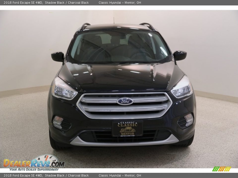 2018 Ford Escape SE 4WD Shadow Black / Charcoal Black Photo #2