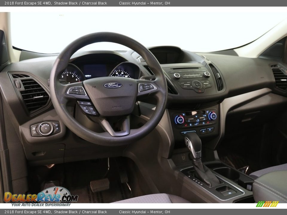 2018 Ford Escape SE 4WD Shadow Black / Charcoal Black Photo #6