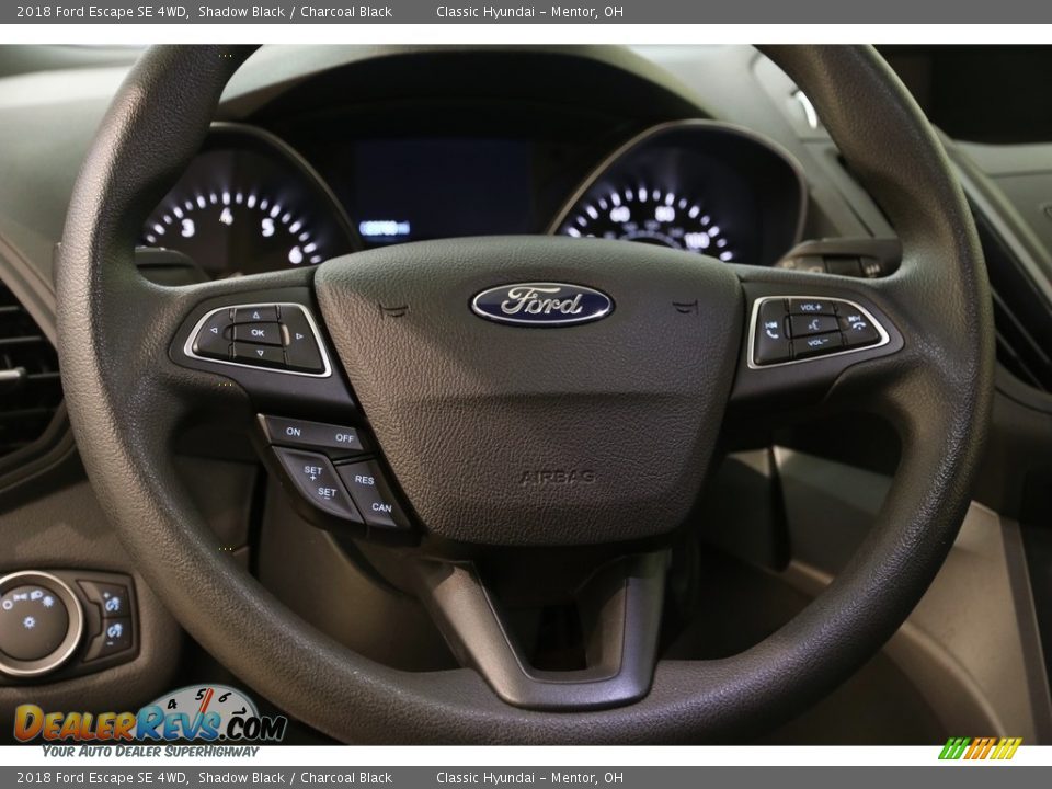 2018 Ford Escape SE 4WD Shadow Black / Charcoal Black Photo #7
