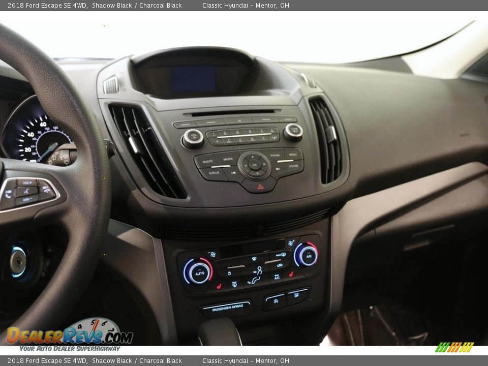 2018 Ford Escape SE 4WD Shadow Black / Charcoal Black Photo #9