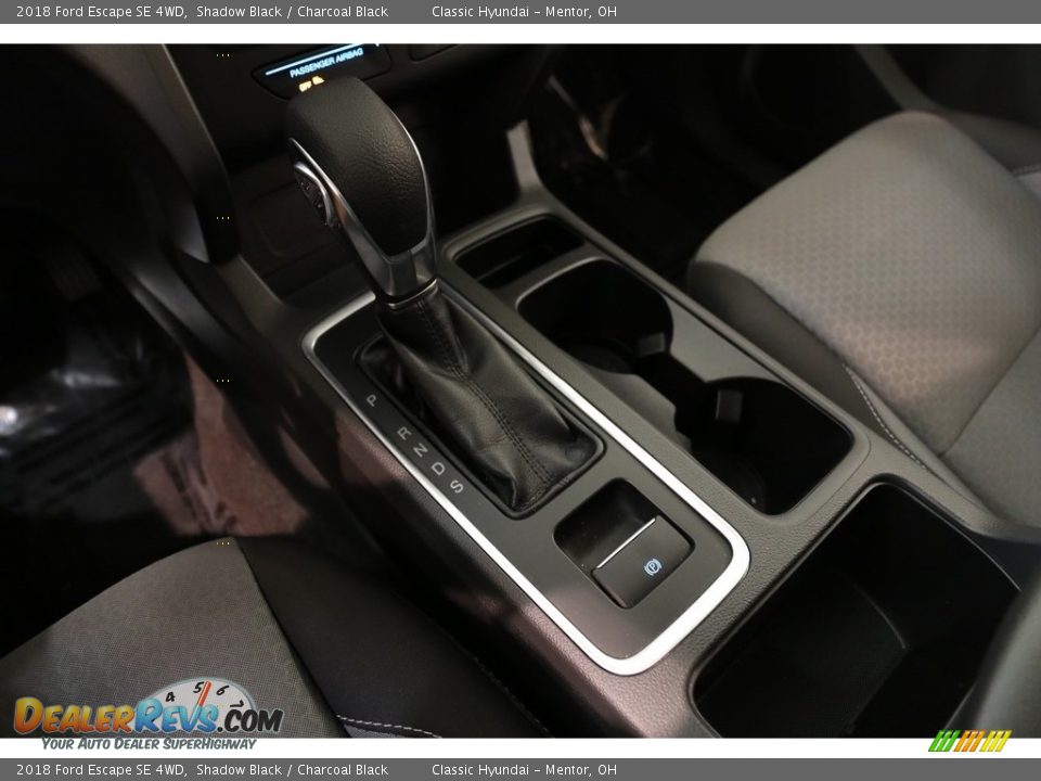 2018 Ford Escape SE 4WD Shadow Black / Charcoal Black Photo #12