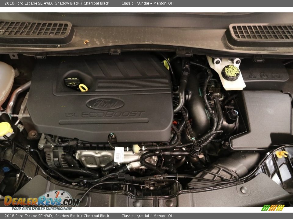 2018 Ford Escape SE 4WD Shadow Black / Charcoal Black Photo #17