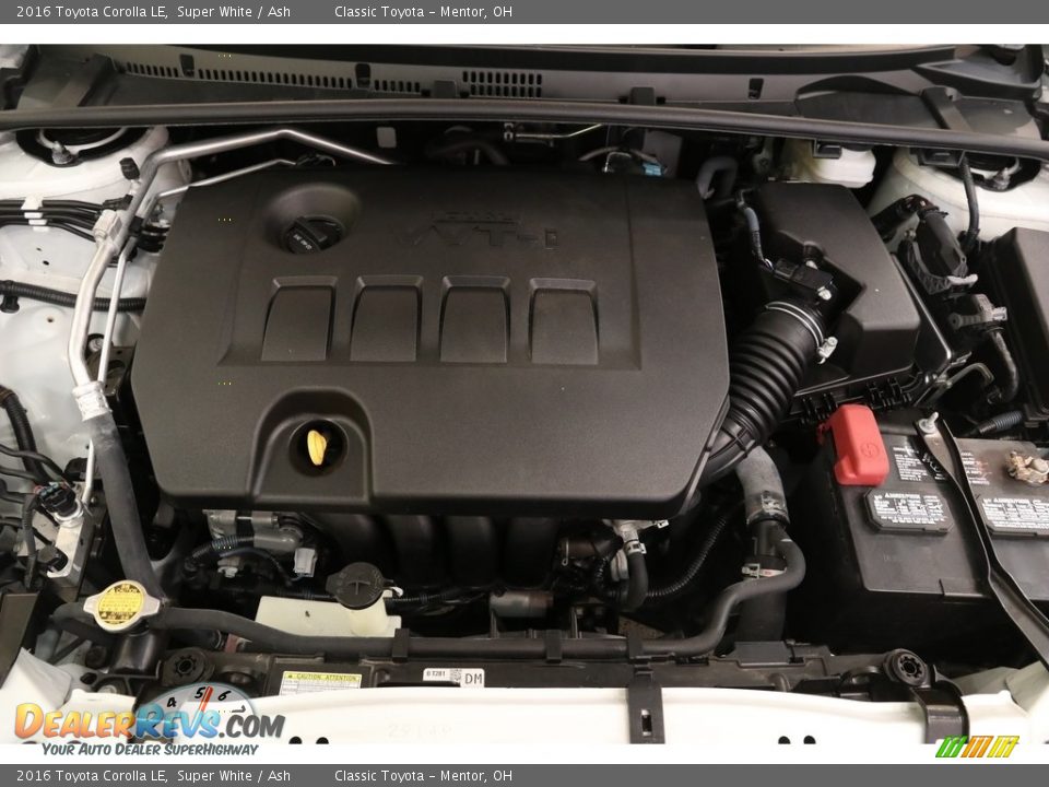 2016 Toyota Corolla LE Super White / Ash Photo #17