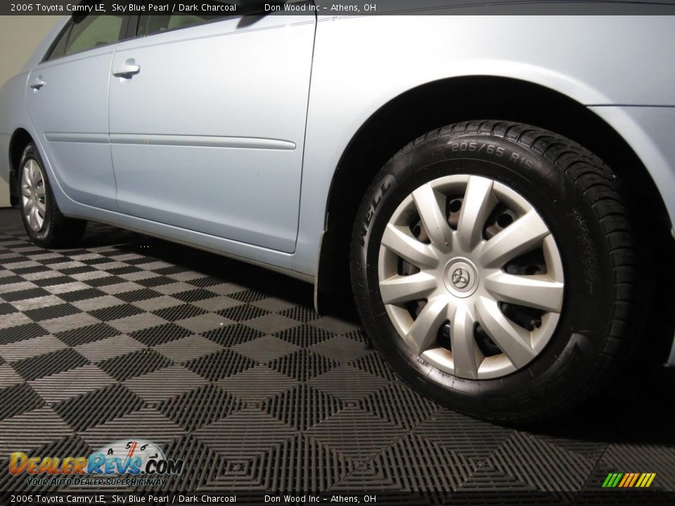 2006 Toyota Camry LE Sky Blue Pearl / Dark Charcoal Photo #3