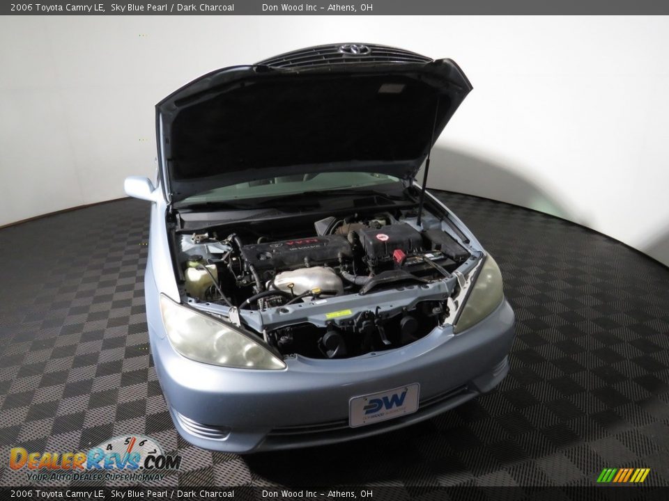 2006 Toyota Camry LE Sky Blue Pearl / Dark Charcoal Photo #5