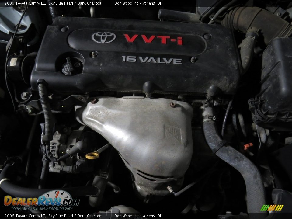 2006 Toyota Camry LE Sky Blue Pearl / Dark Charcoal Photo #6