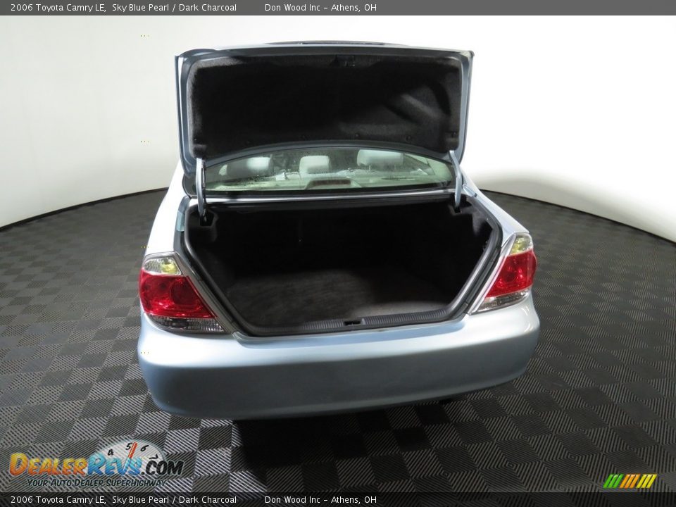 2006 Toyota Camry LE Sky Blue Pearl / Dark Charcoal Photo #12