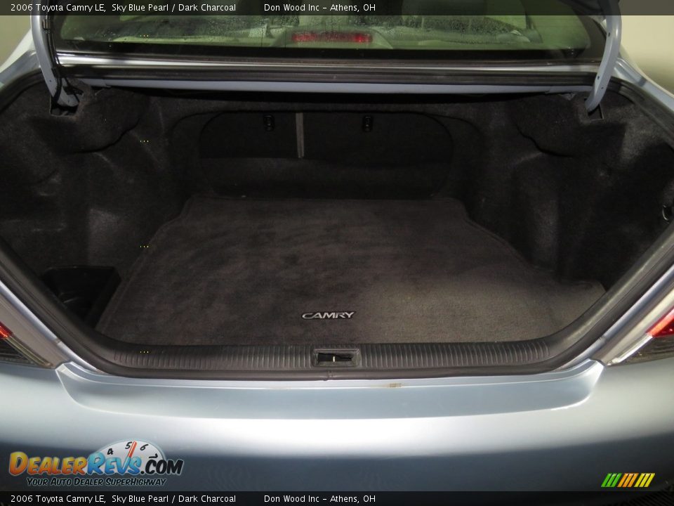 2006 Toyota Camry LE Sky Blue Pearl / Dark Charcoal Photo #13