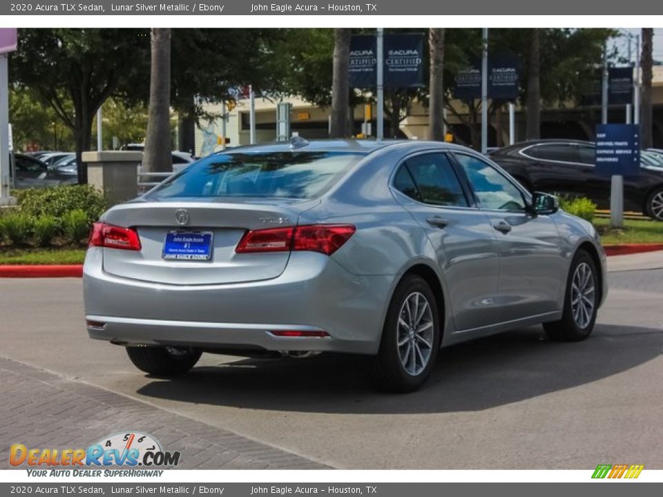 2020 Acura TLX Sedan Lunar Silver Metallic / Ebony Photo #7