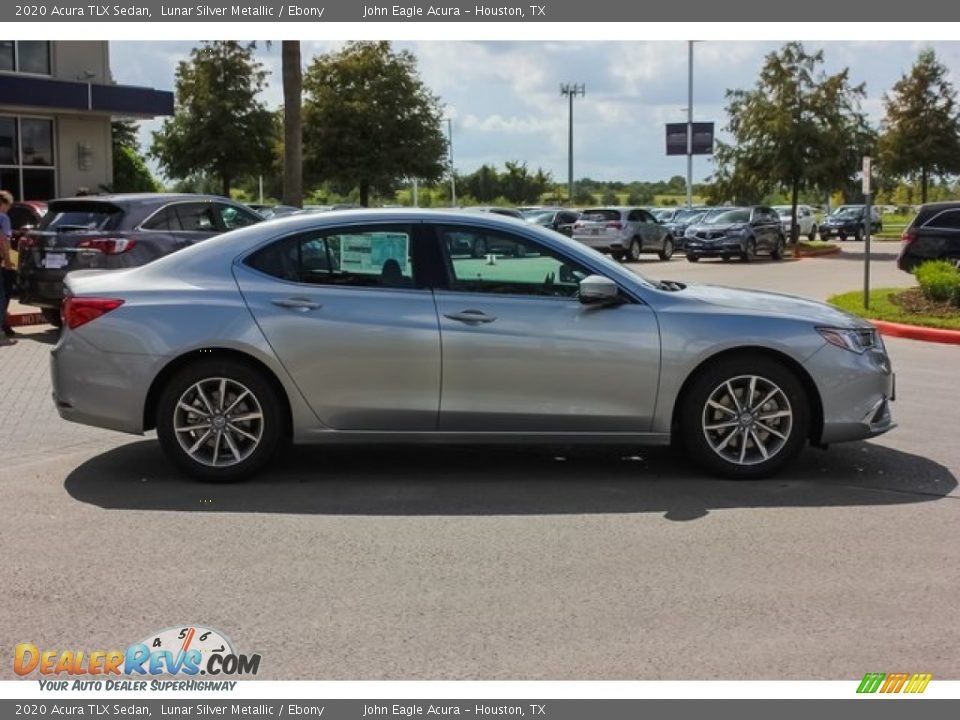 2020 Acura TLX Sedan Lunar Silver Metallic / Ebony Photo #8