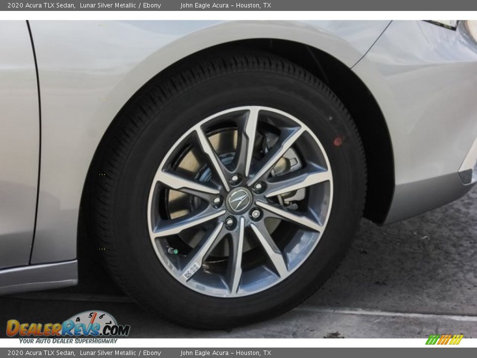 2020 Acura TLX Sedan Lunar Silver Metallic / Ebony Photo #10