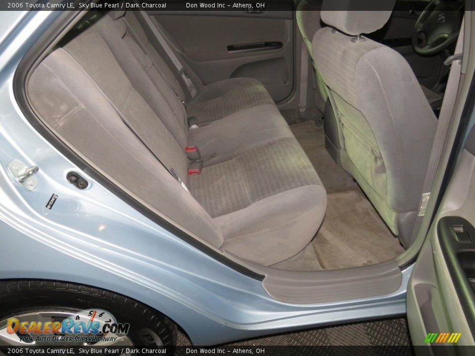 2006 Toyota Camry LE Sky Blue Pearl / Dark Charcoal Photo #23