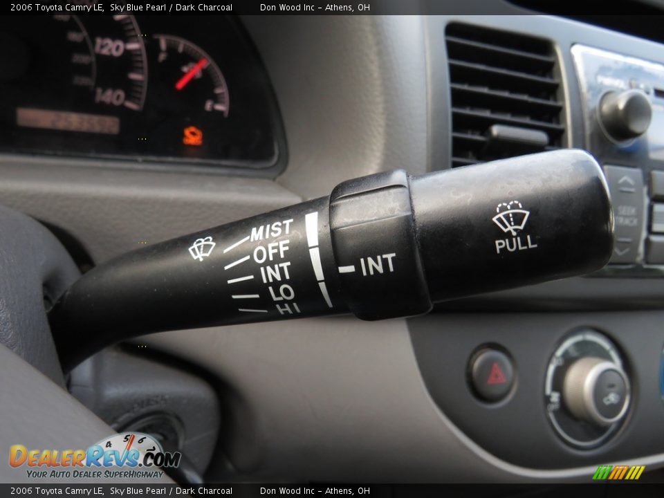 2006 Toyota Camry LE Sky Blue Pearl / Dark Charcoal Photo #31