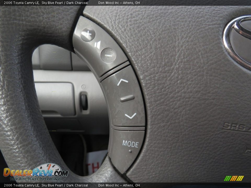 2006 Toyota Camry LE Sky Blue Pearl / Dark Charcoal Photo #34