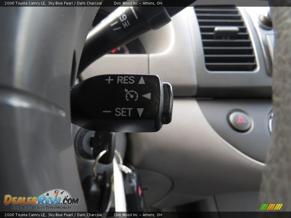 2006 Toyota Camry LE Sky Blue Pearl / Dark Charcoal Photo #35