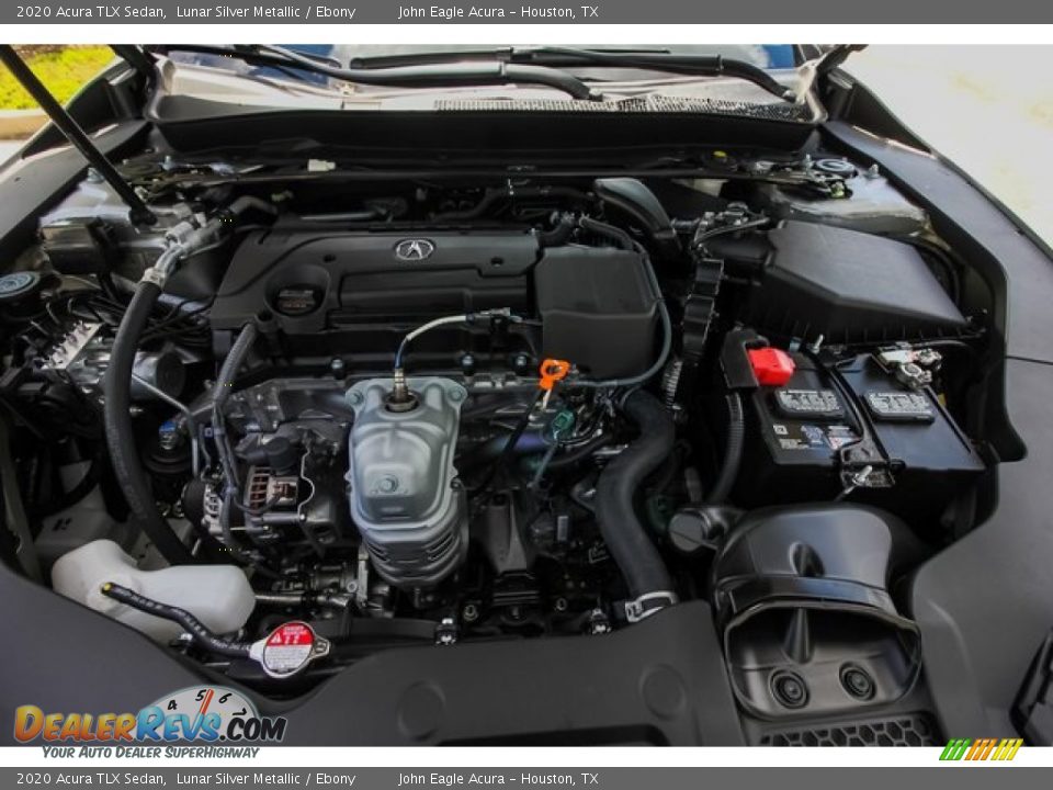 2020 Acura TLX Sedan Lunar Silver Metallic / Ebony Photo #24