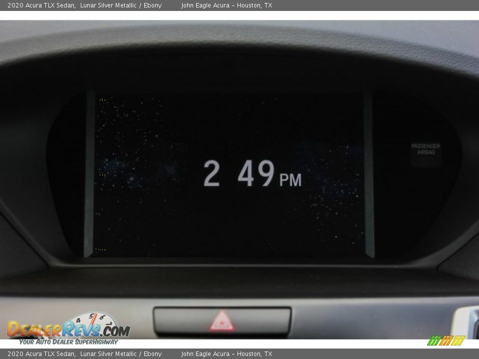 2020 Acura TLX Sedan Lunar Silver Metallic / Ebony Photo #27