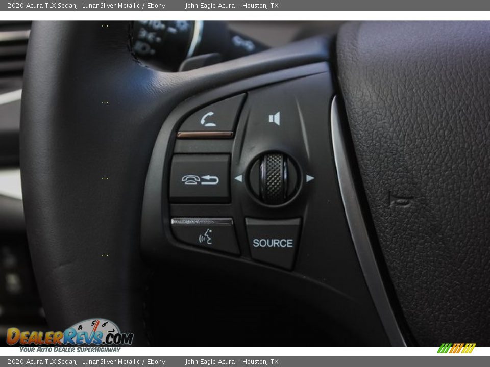 2020 Acura TLX Sedan Lunar Silver Metallic / Ebony Photo #36