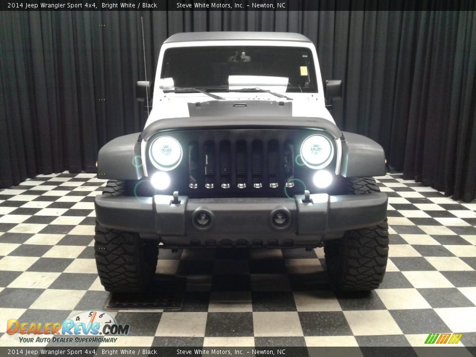 2014 Jeep Wrangler Sport 4x4 Bright White / Black Photo #3