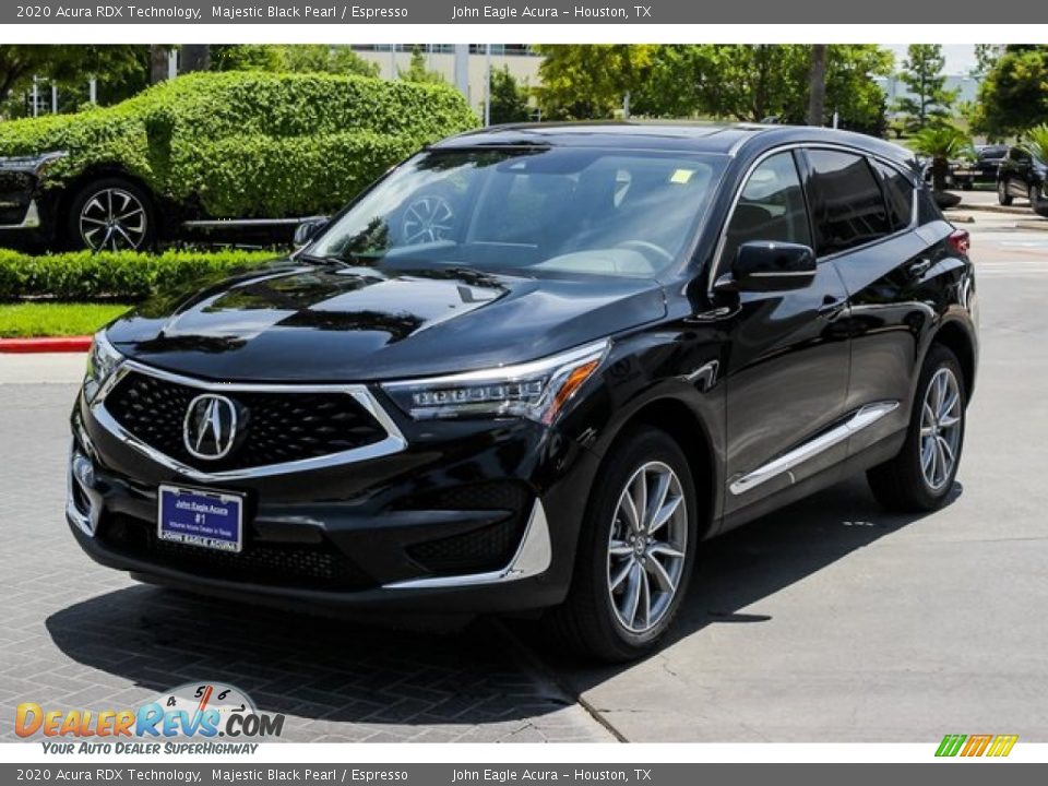 2020 Acura RDX Technology Majestic Black Pearl / Espresso Photo #3