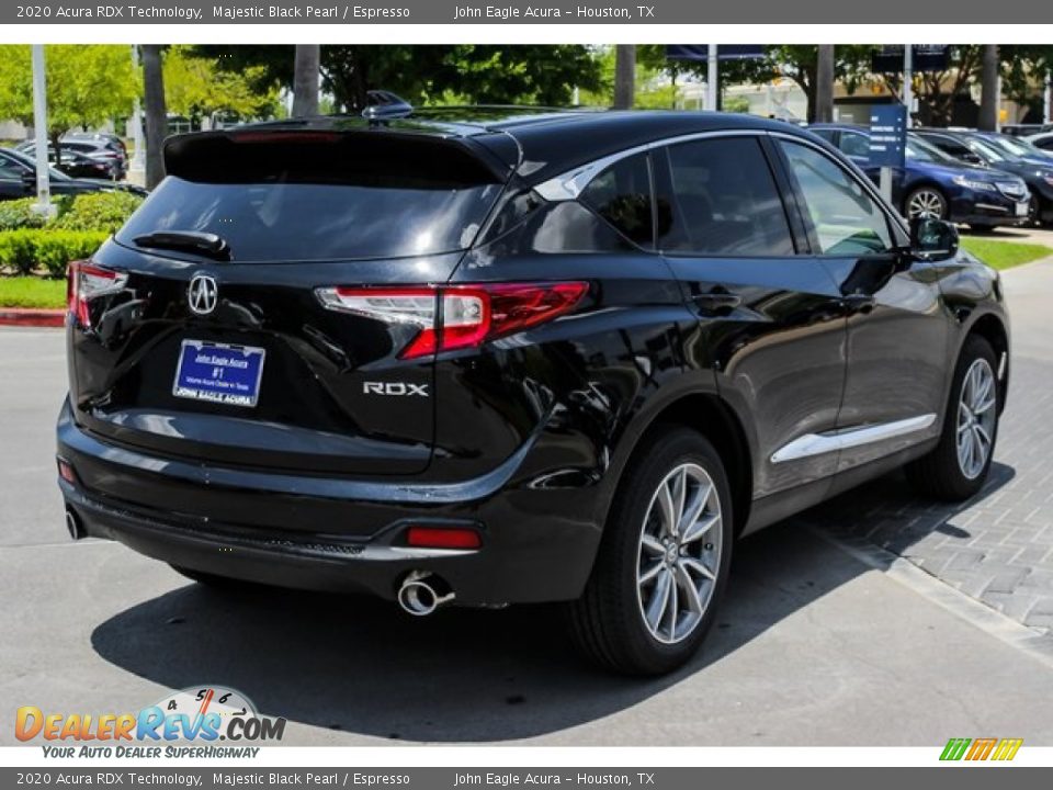 2020 Acura RDX Technology Majestic Black Pearl / Espresso Photo #7