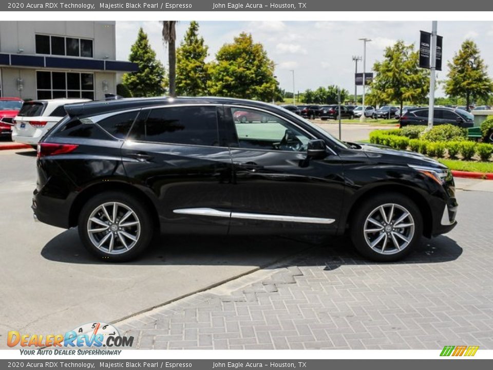 2020 Acura RDX Technology Majestic Black Pearl / Espresso Photo #8