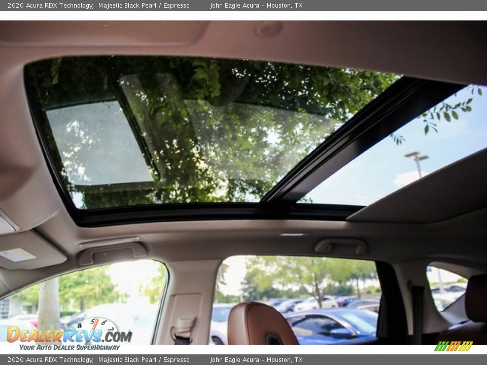 2020 Acura RDX Technology Majestic Black Pearl / Espresso Photo #14